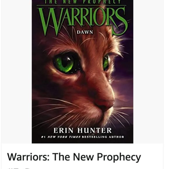 Warriors: The New Prophecy Books - #3, #4 ,  #5, #6 In perfect shape - Picture 6 of 10